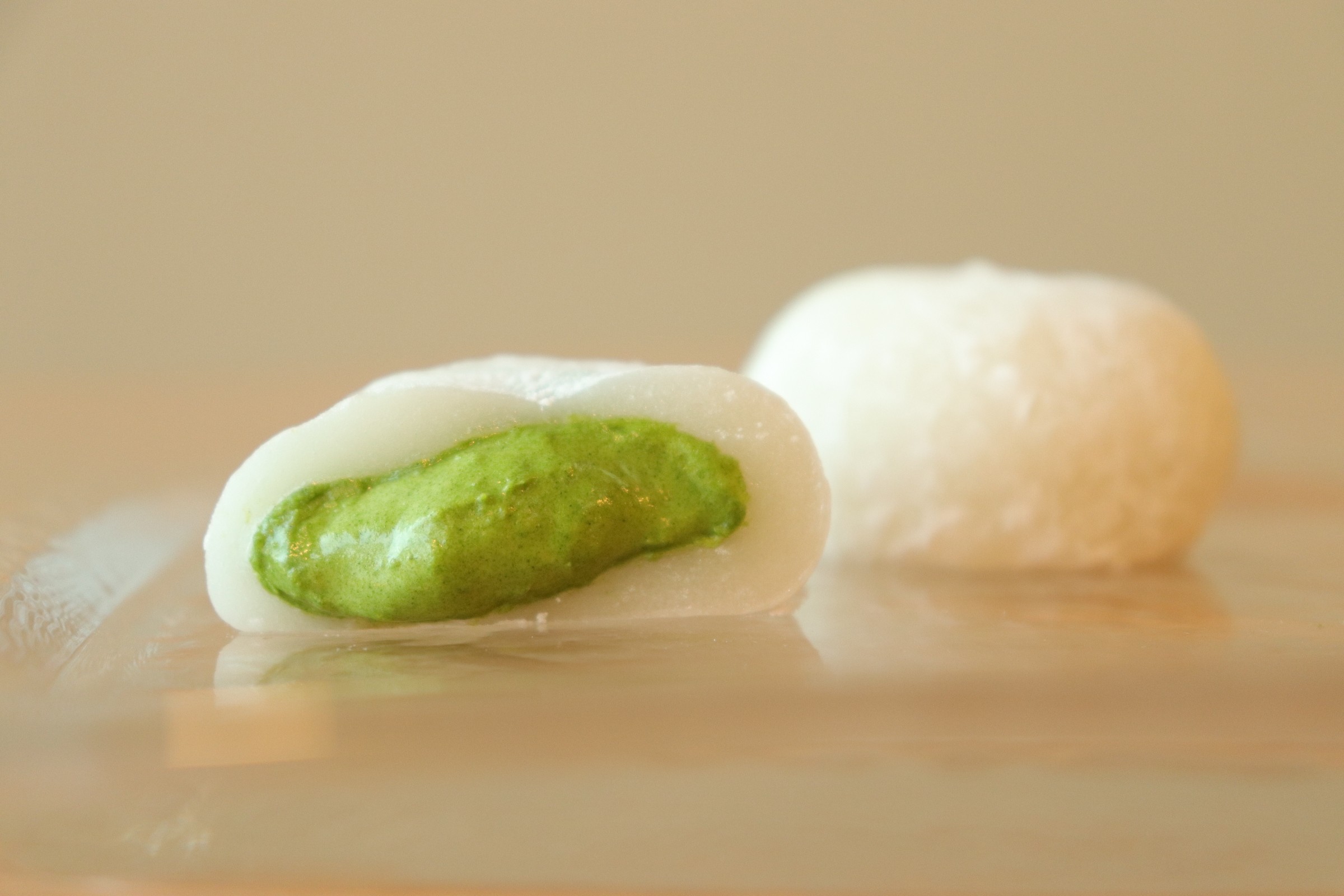 抹茶の葵大福(4個入り)