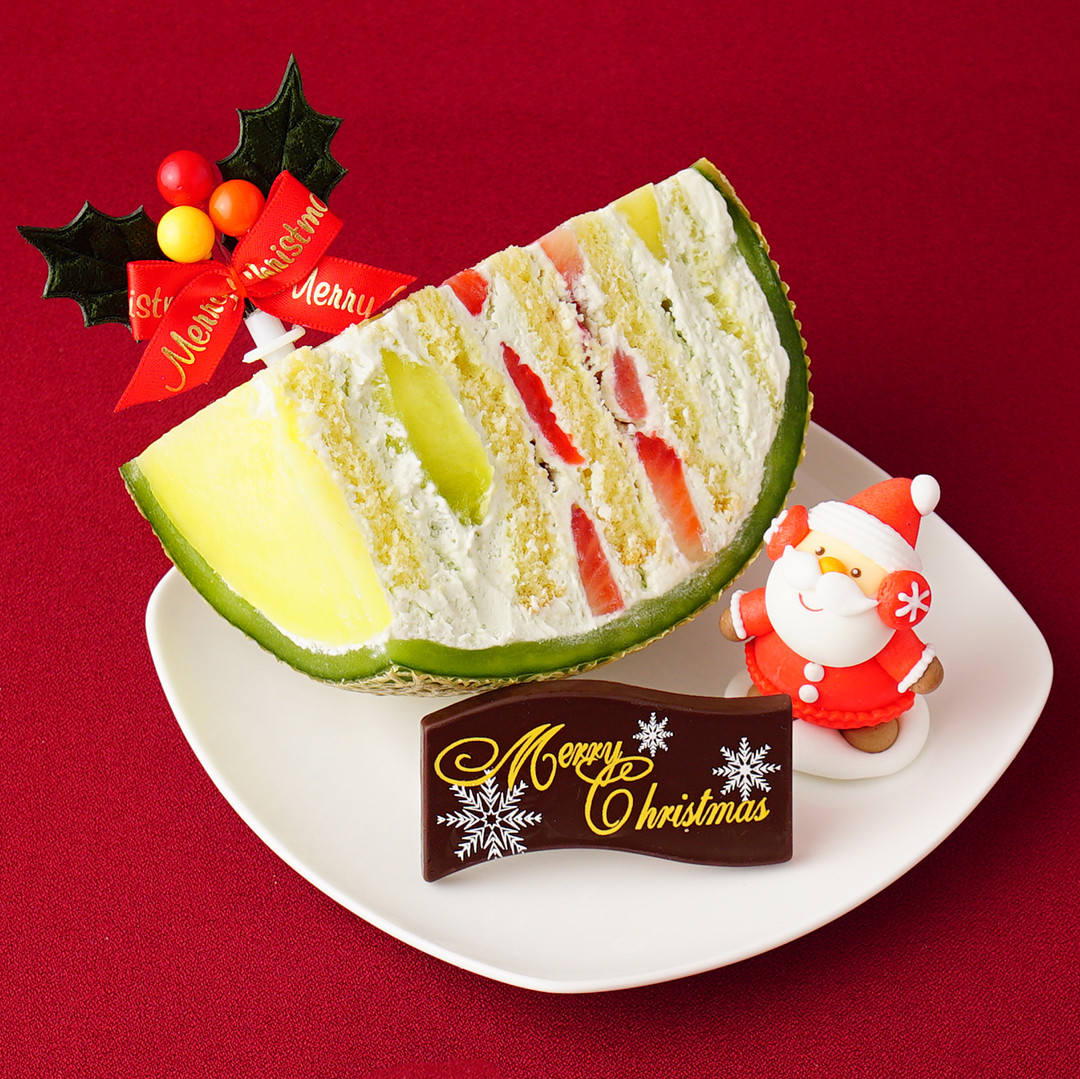 クリスマスまるごとメロンケーキ 5