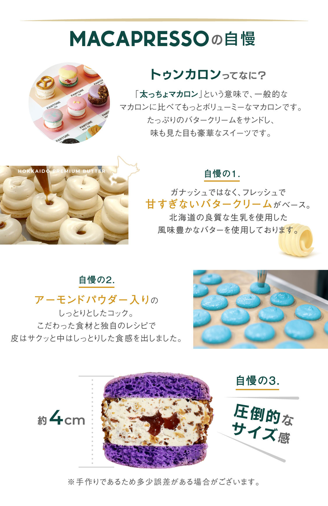 お得フレークセット] 人気トップ 6個  マカロンフレークセット MACAPRESSO （MACAPRESSO） | Cake.jp