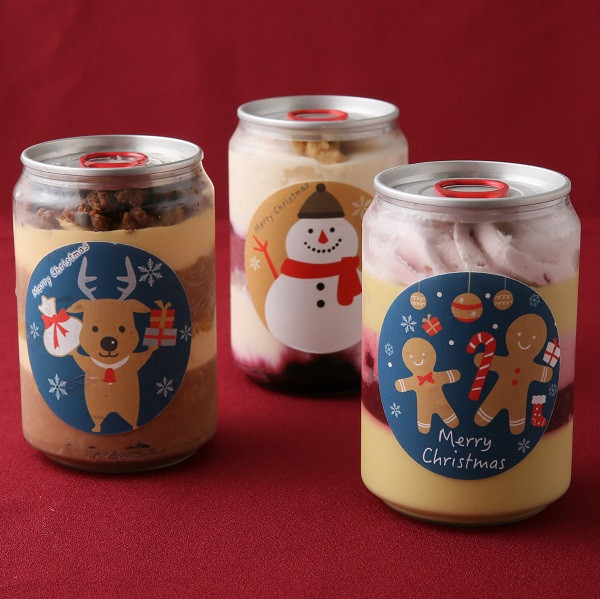 【パティスリーラヴィアンレーヴ】クリスマスケーキ缶 3種 クリスマス2022 3