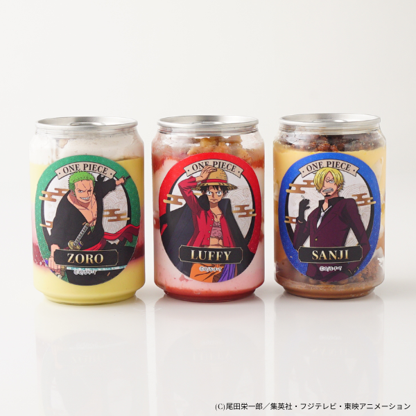 『ワンピース』ルフィ・ゾロ・サンジ ケーキ缶 1