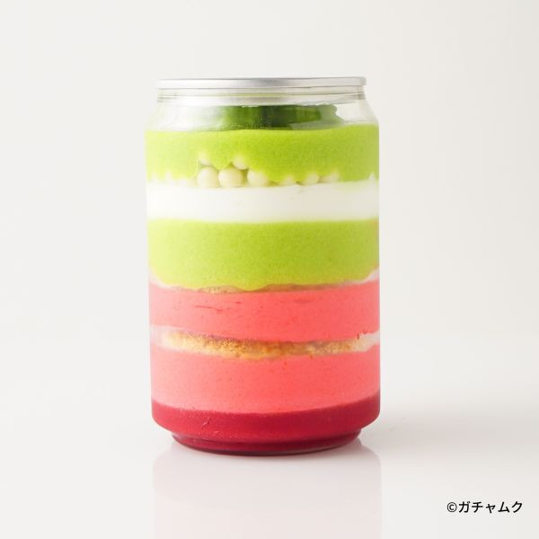 「ガチャピン・ムック」 ケーキ缶２本セット【アクリルキーホルダー付き】 4