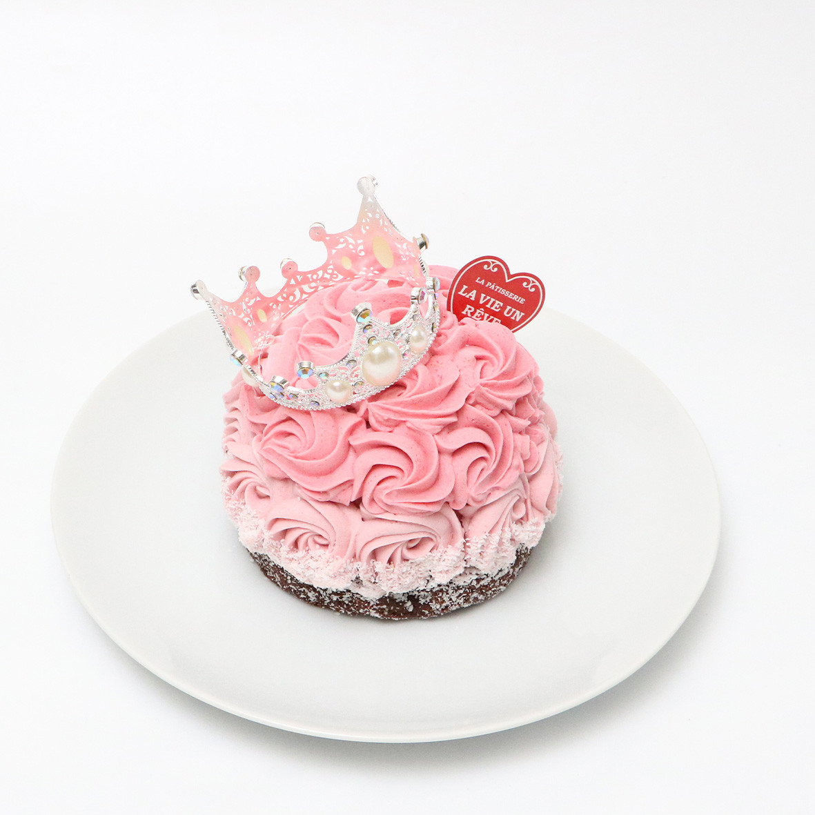 【パティスリーラヴィアンレーヴ】シルバーティアラ ローズブーケケーキ 4号 の口コミ・評判 Cake.jp