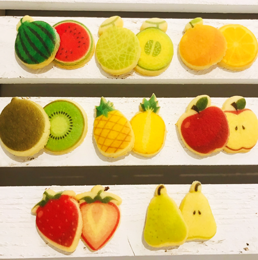 【SIUNAUS SWEETS】果物プリントクッキーセット
