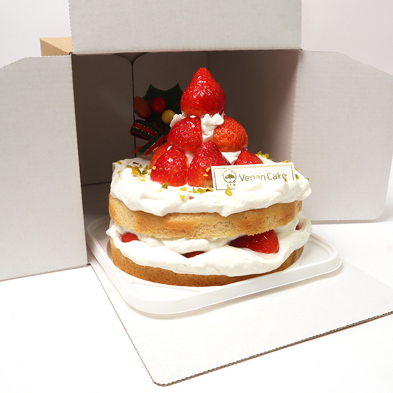 いちごショートケーキ ヴィーガン グルテンフリー クリスマス22 松竹圓 Cake Jp