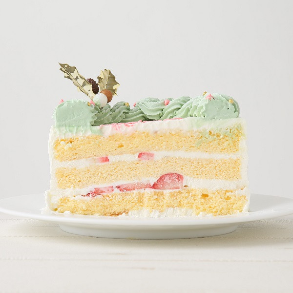 【cake.jp限定】【センイルケーキ】リースがかわいいセンイルケーキ 4号 クリスマス2022 4