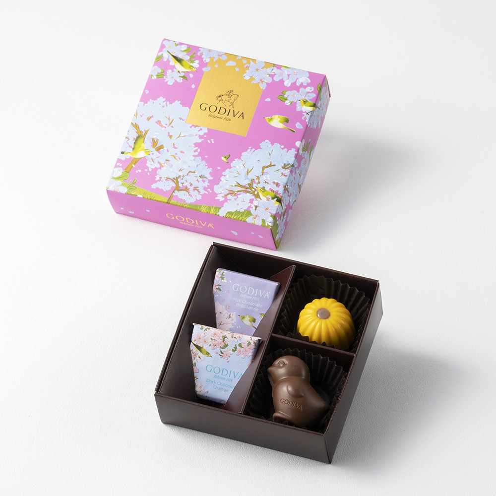 【GODIVA】羽ばたく春 アソートメント(4粒入)