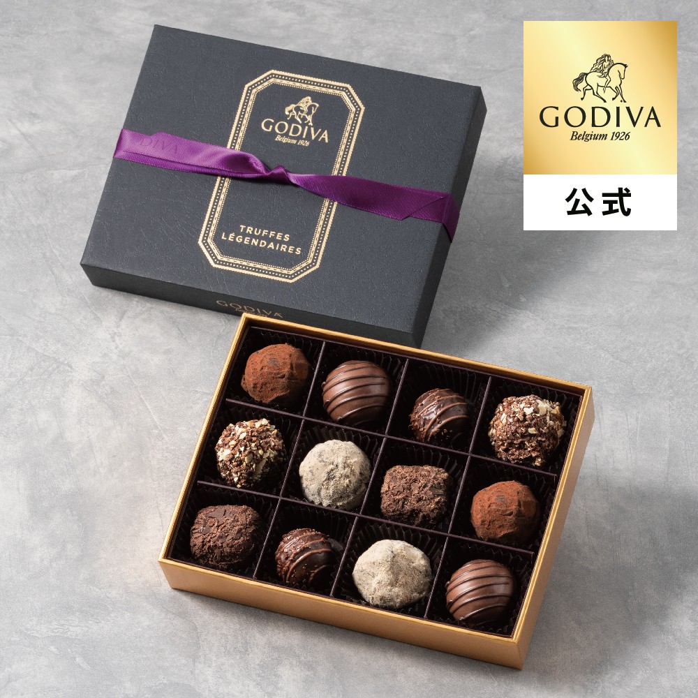 t*n様 GODIVA チョコレートトリュフ & ヘーゼルナッツクリーム 超人気 季節を感じる、新フレーバーのトリュフ3種類。ゴディバの