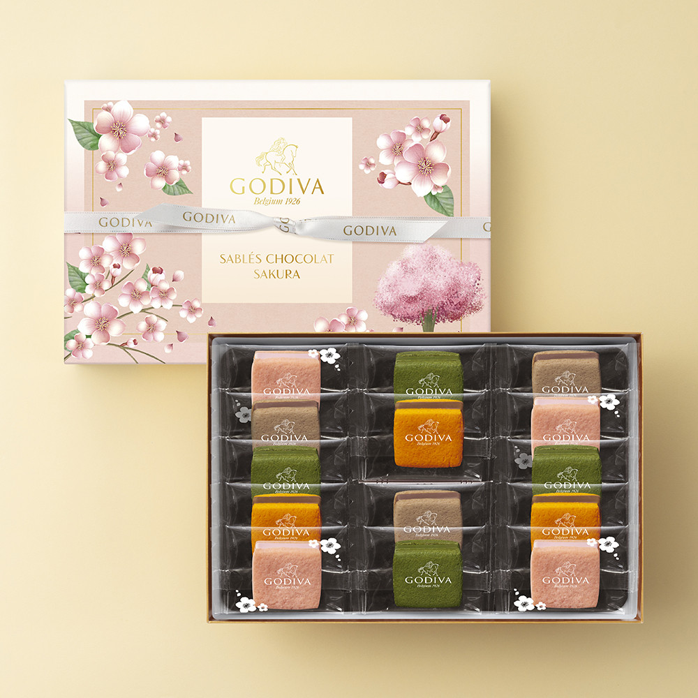 【GODIVA】サブレショコラ 桜(14個入)