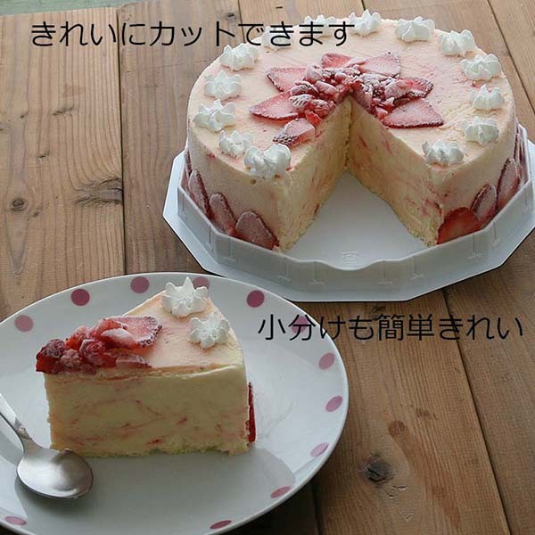 いちごのミルフィーユアイスケーキ 6号 18cm（魁ジェラート） | Cake.jp