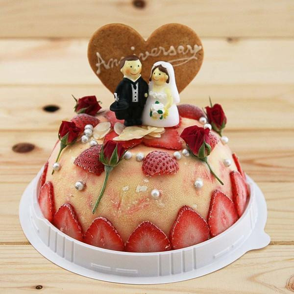 結婚記念日 アニバーサリーアイスケーキ 5号 魁ジェラート Cake Jp