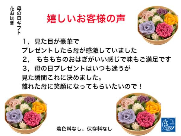遅れてごめんね 母の日ギフト 特撰花おはぎ 出羽の恵み かすり家本店 Cake Jp