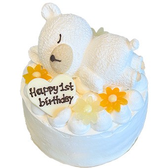 お眠りクマさん(豆乳クリーム)5号