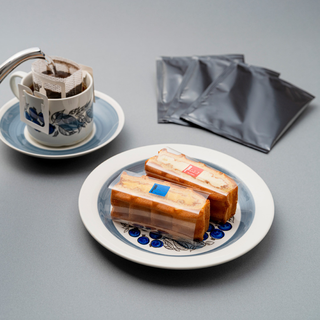 【送料無料】【ワッフル・ケーキの店R.L(エール・エル)】ワッフルケーキ6個入り&コーヒードリップバッグ