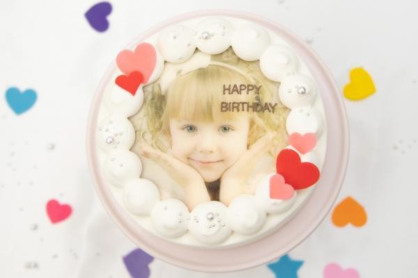 選べる8色♪写真ケーキ 誕生日ケーキや記念日などのお祝いに♪（プリントケーキ、バースデーケーキ） 3号 9cm 3