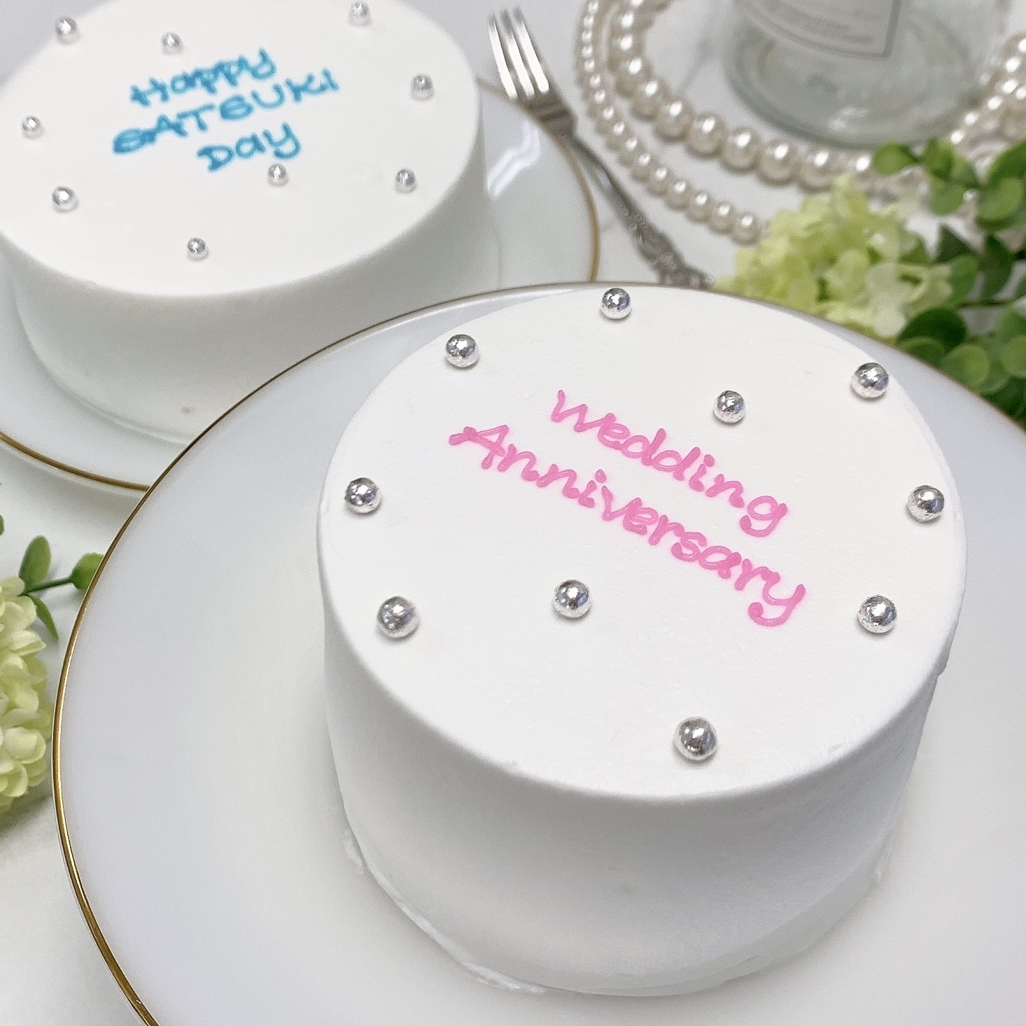 ◯スプリンクルセンイルケーキ 4号《選べる10色｜韓国｜誕生日｜お好きなメッセージ✧》