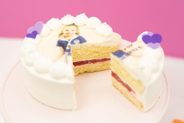 選べる8色♪写真ケーキ 誕生日ケーキや記念日などのお祝いに♪（プリントケーキ、バースデーケーキ） 3号 9cm 9