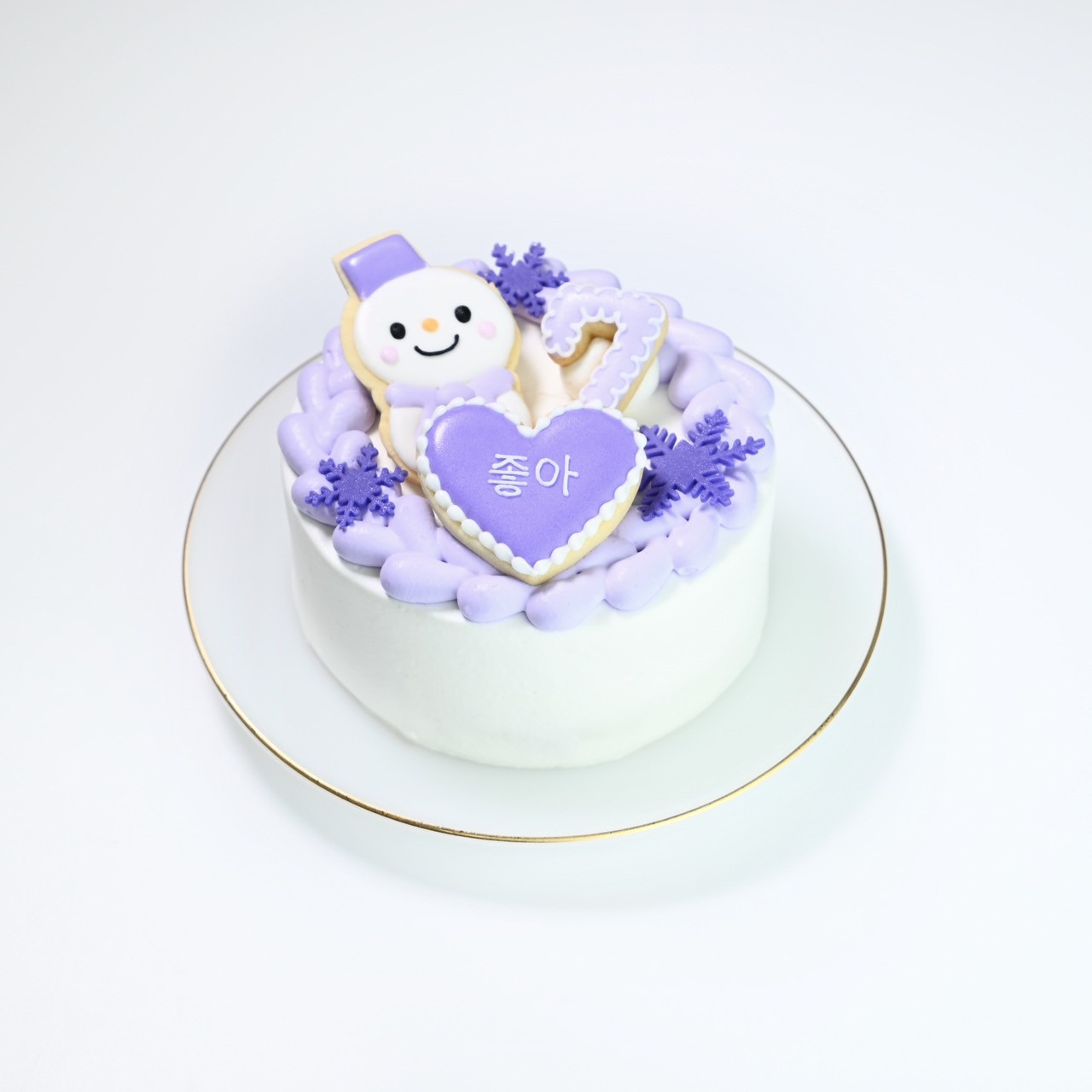 スノーマンケーキ 選べる9色 センイルケーキ 4号 Rstyle Cake Jp