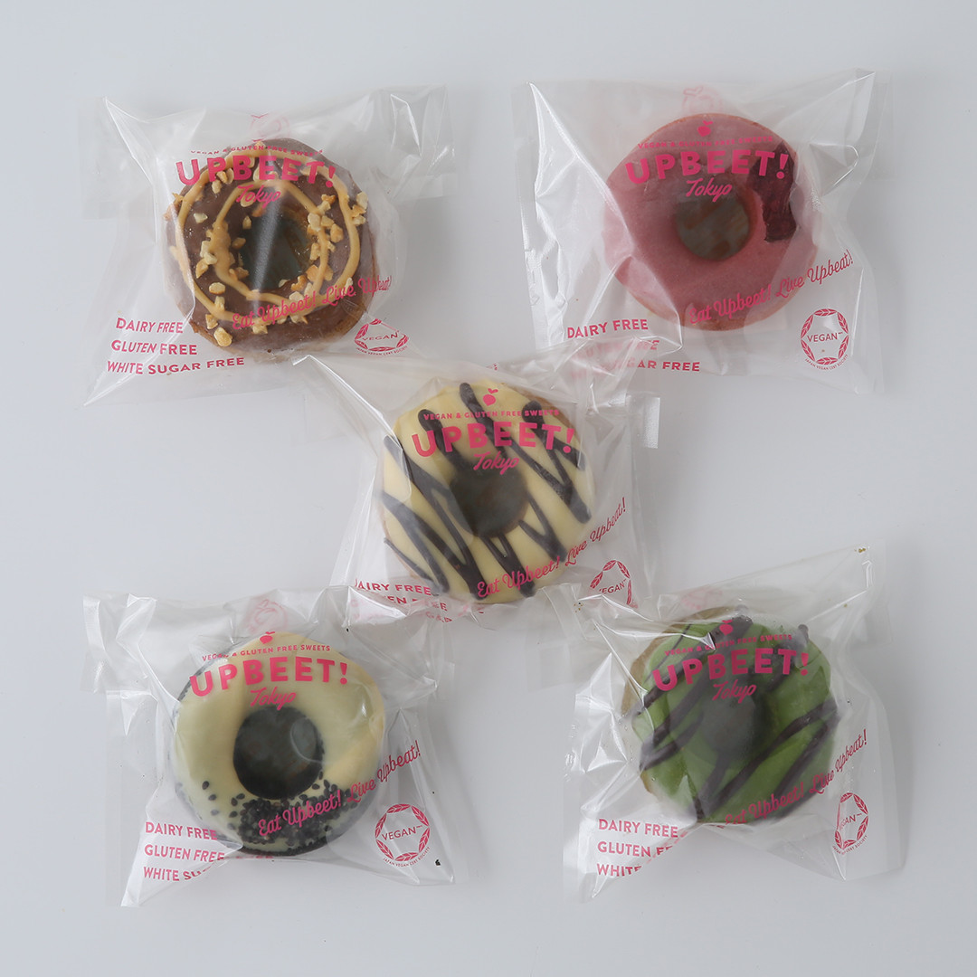 UPBEET!Tokyoドーナツ 5種食べくらべセット　ヴィーガン＆グルテンフリー《ヴィーガンスイーツ》 10