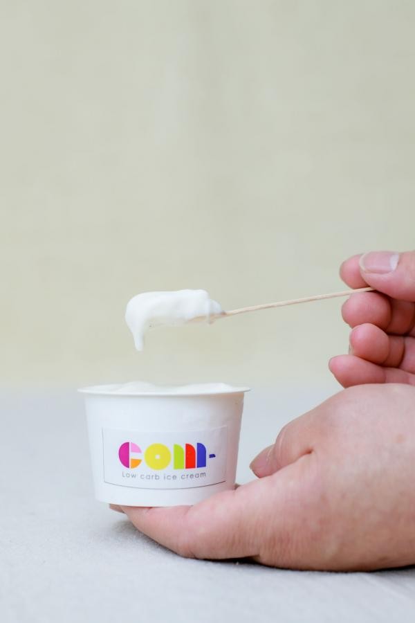 お風呂上りに食べても罪悪感なし、糖質量は3ｇ～【com-低糖質アイスクリーム　5個セット】 2