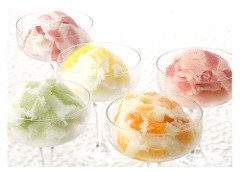 【ひととえ】凍らせて食べる　アイスデザート　～国産フルーツ入り～　6個入 3