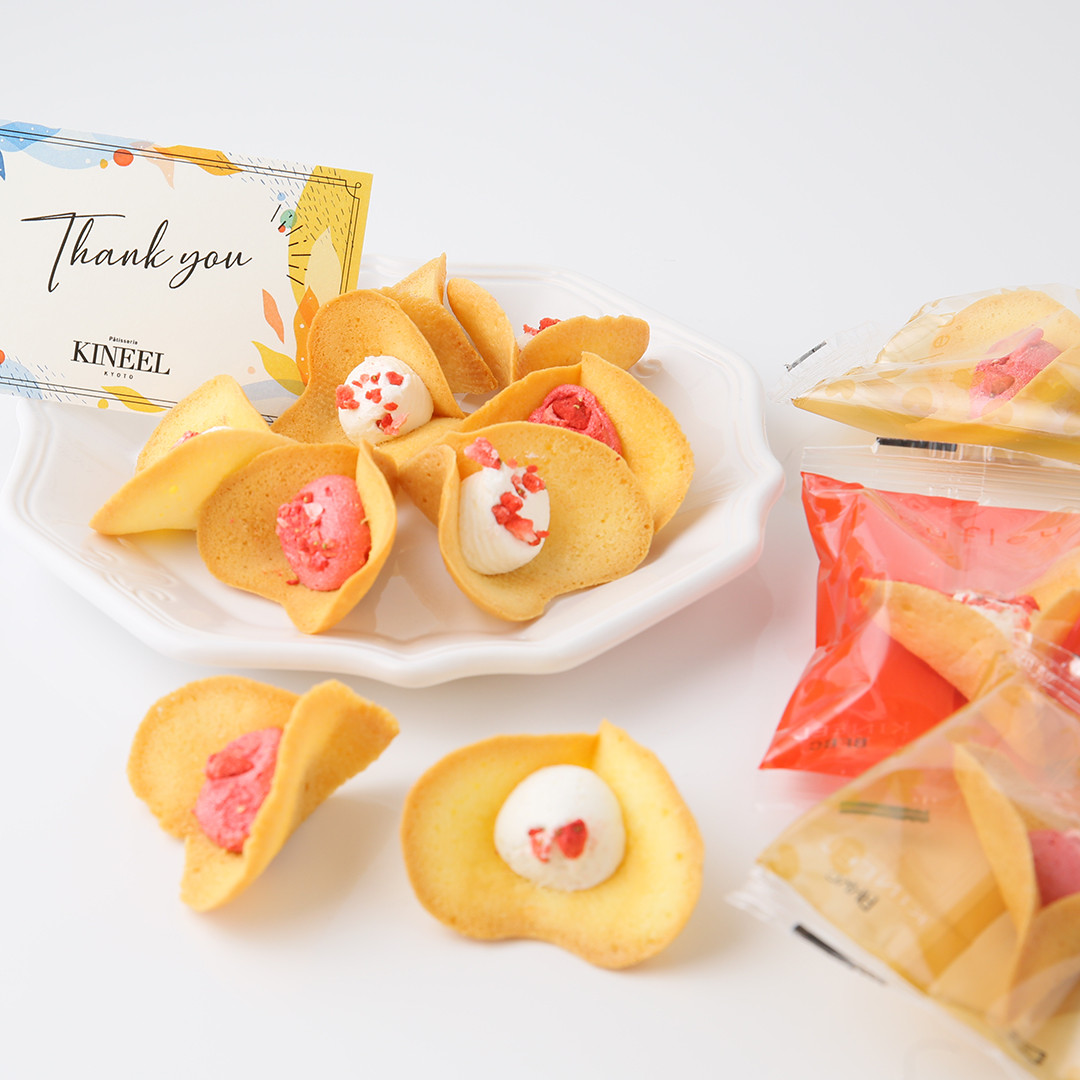 【KINEEL】ルフル ベリーベリー 8個入│京都からお届け♪お花の形のかわいいラングドシャ