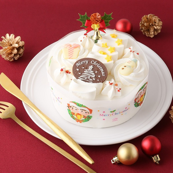 Cake Jp 不二家限定 クリスマスバターケーキ 5号 14 5cm クリスマス22の口コミ 評判 Cake Jp