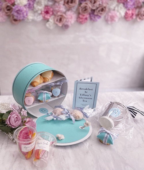 【GINGER GARDEN AOYAMA】Ginger Garden tea party box （BLUE）（株式会社ギャバリー