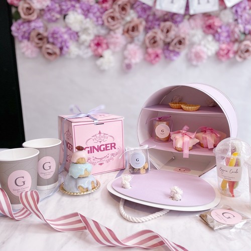 【GINGER GARDEN AOYAMA】Ginger Garden tea party box （PURPLE）