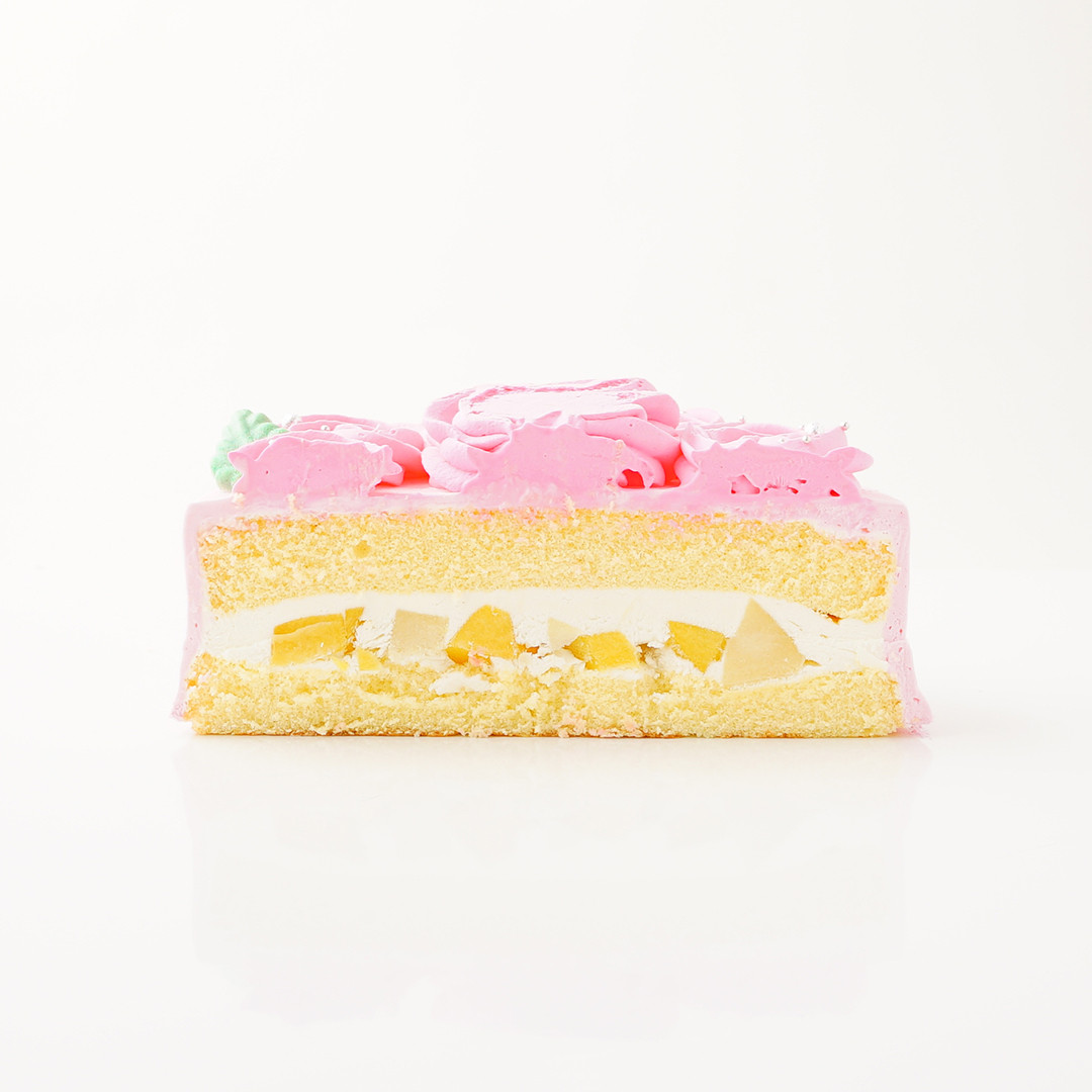 【9色から選べる♪】イメージカラーのフラワー写真ケーキ　13cm　2～3名様向け 7