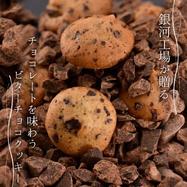 銀河クッキー ビターチョコクッキー ショコラ缶 国産小麦 国産バター 添加物不使用 プチギフト お菓子のミカタ（銀河工場） | Cake.jp