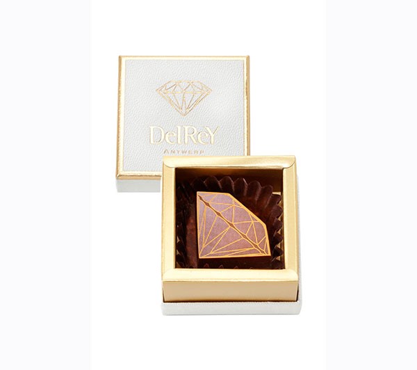 【DelReY】ダイヤモンドショコラ 1個入BOX（ピンクダイヤモンドミルク）  母の日2024