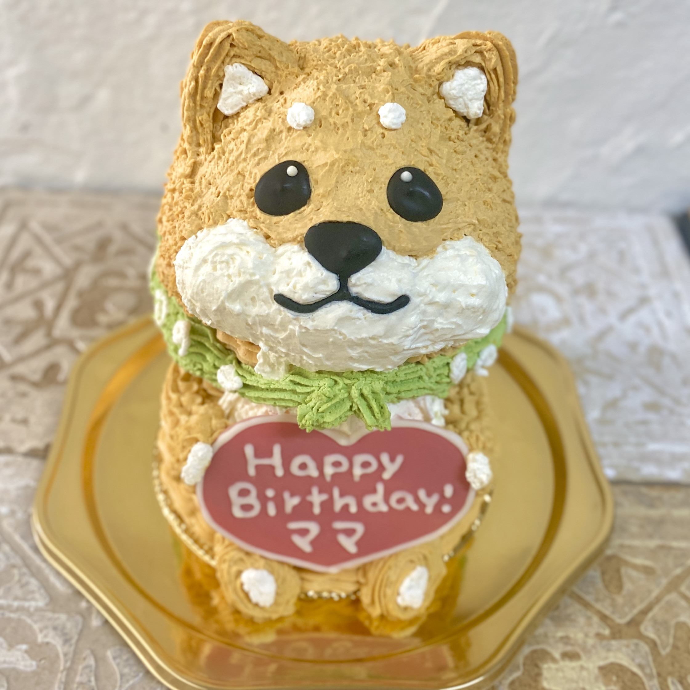 柴犬の立体ケーキ しばいぬ 動物ケーキ
