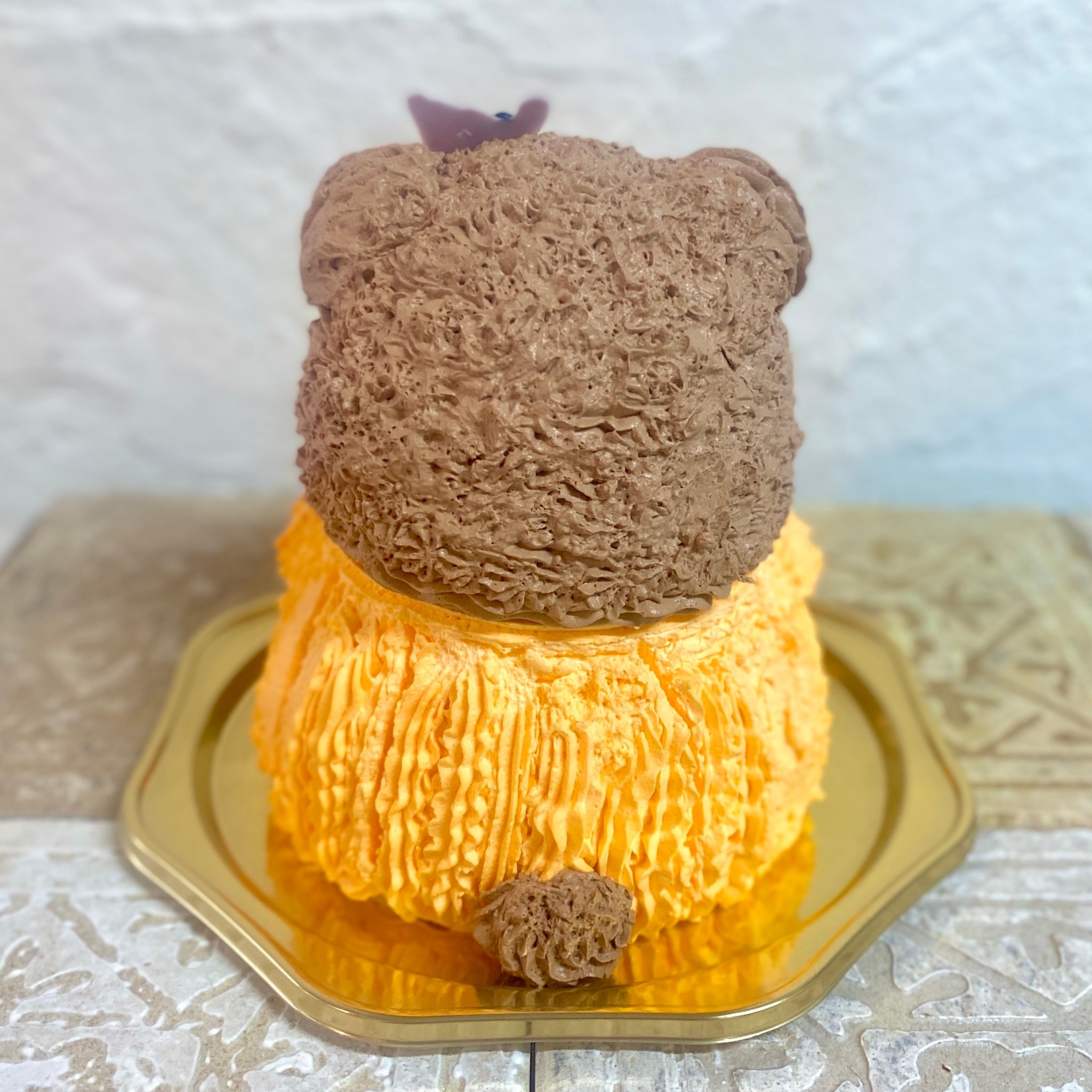 ハロウィンクマさんの立体ケーキ クマ くまさん 動物ケーキ 5号 ハロウィン2022（Tipitinats Cakes） | Cake.jp