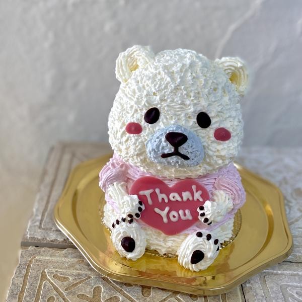 しろくまの立体ケーキ シロクマ 動物ケーキ