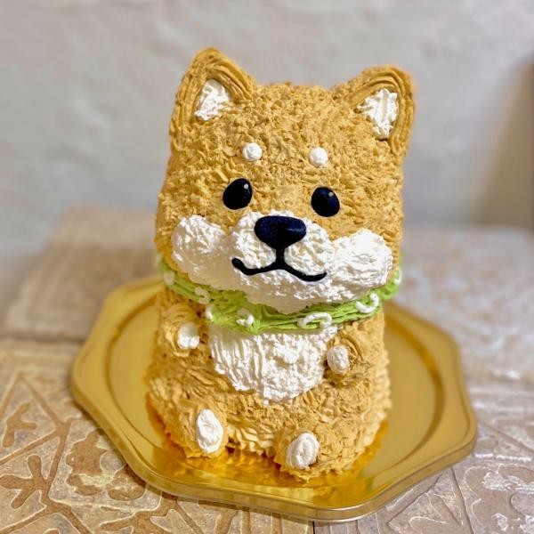 柴犬の立体ケーキ しばいぬ 動物ケーキ Tipitinats Cakes Cake Jp