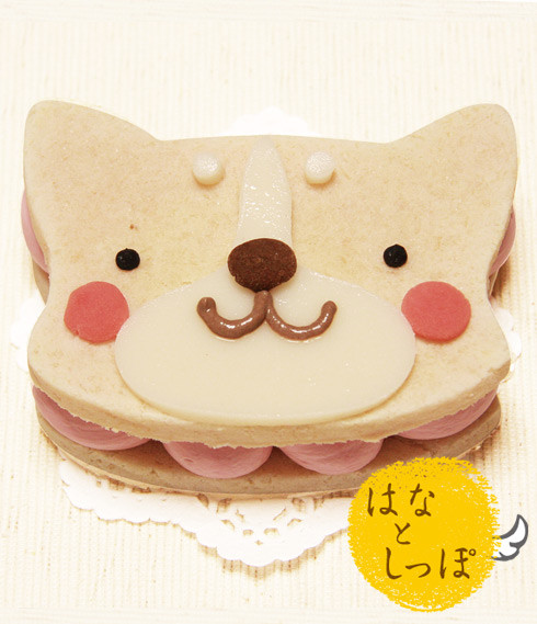 ≪犬用ケーキ≫ワンバーグ発酵ケーキ 【ロングコートチワワみたいなタイプ】 誕生日 お祝い 無添加
