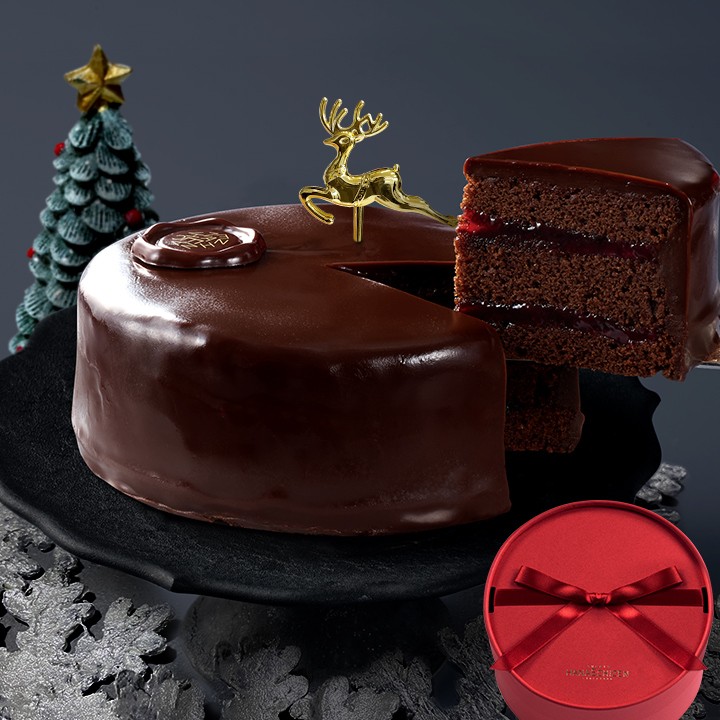 クリスマス魅惑のザッハトルテ 4号(cake0051xmas) クリスマス2025