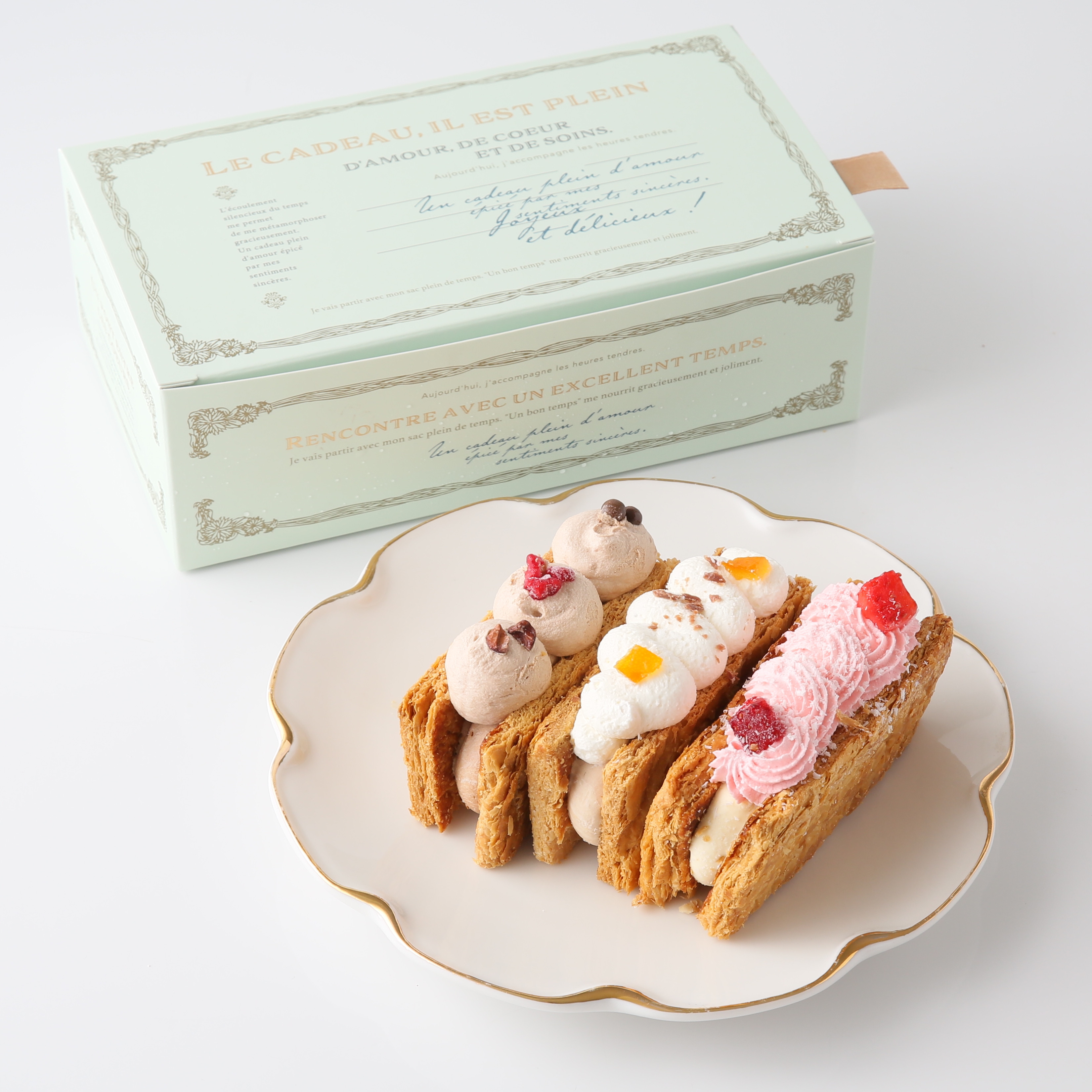 【リスカフェ】Cake.jp限定フローズンミルフィーユ6個 バレンタイン2023 1