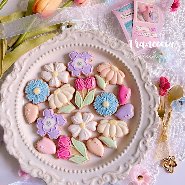 MINI FLOWER COOKIES ACVONbL[ 7
