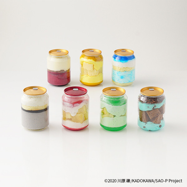 「ソードアート・オンライン」オリジナルケーキ缶2本セット（アクリルキーホルダー付） 9