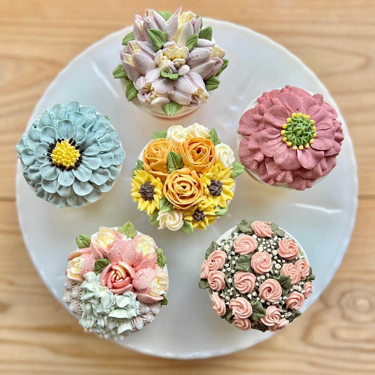 cupcake flowers box【6cup set box】/カップケーキ6個セット 1