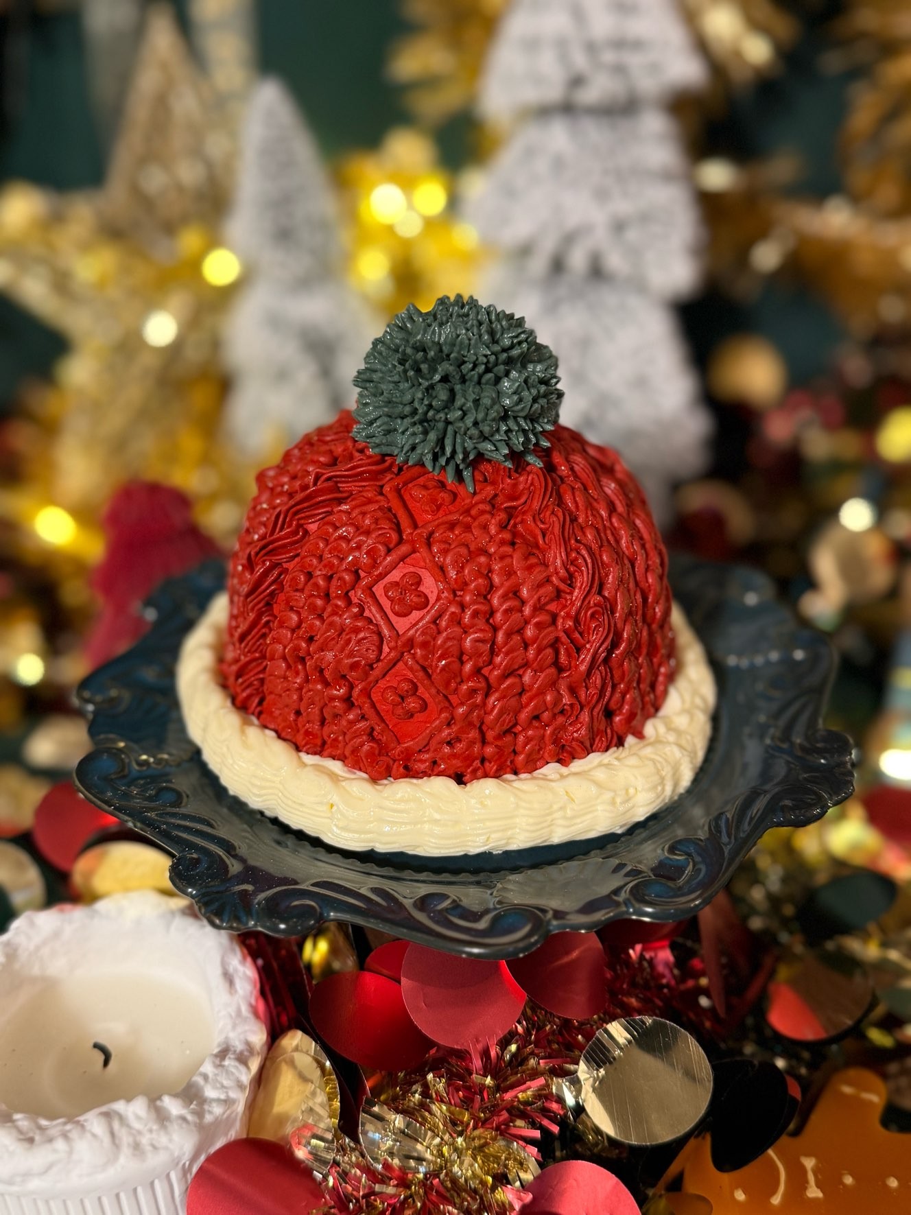 X'mas Knit cake / 3TCY/NX}XP[L2025??