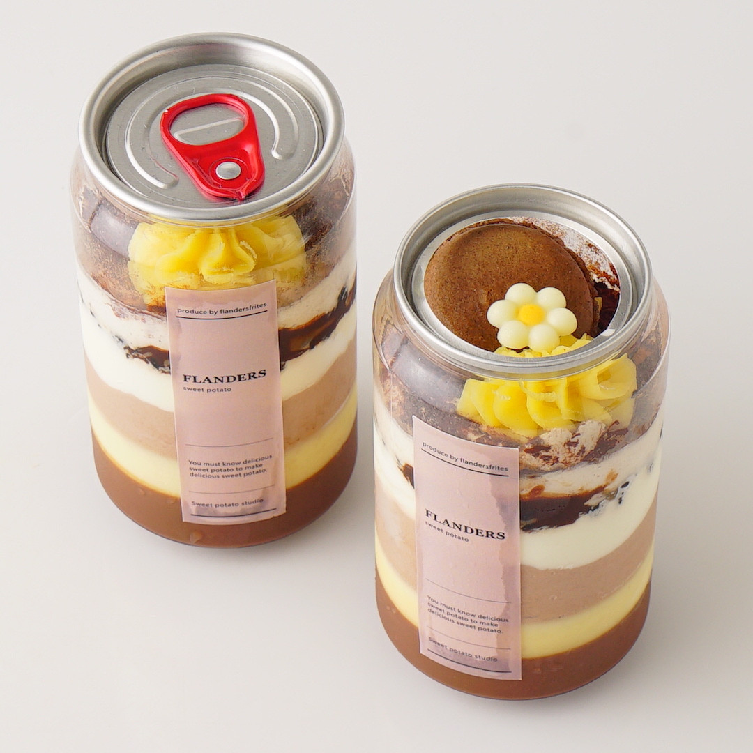 10層のショコラチョコスイートポテト缶 350㎖  2缶セット バレンタイン2023 1