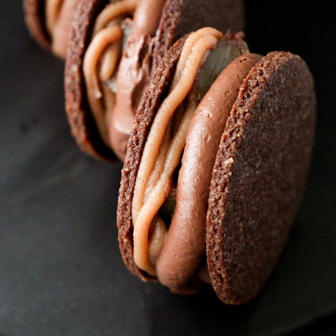 【Ripple sweets】モンブラン生チョコサンドクッキー 4個入