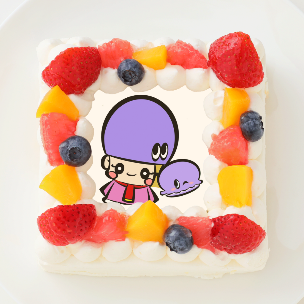 �y�A�W�[��TV�z�l�p�^�ʐ^�P�[�L 6�� 18cm