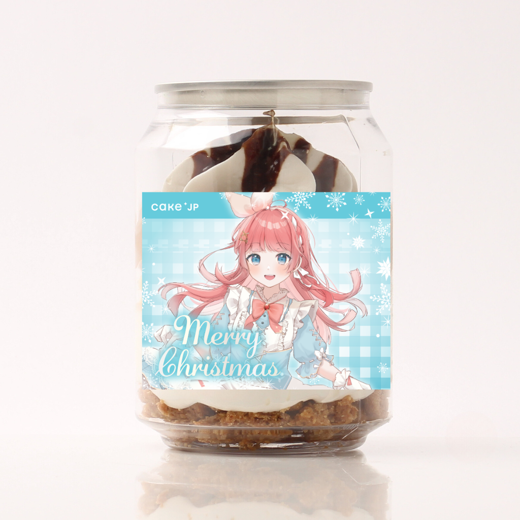 『絶叫先生』オリジナルケーキ缶(チョコレート味)