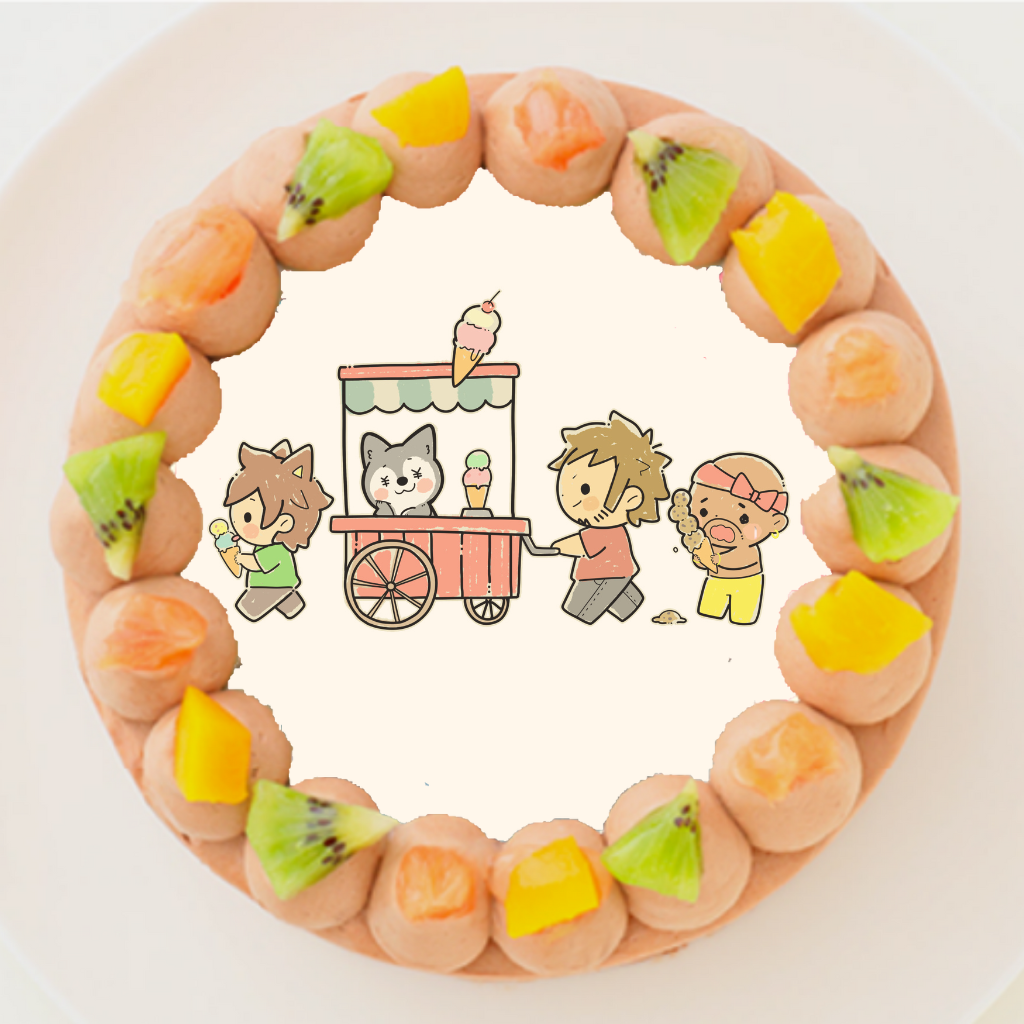 yۂɂzی^ʐ^`R[gP[L 6 18cm