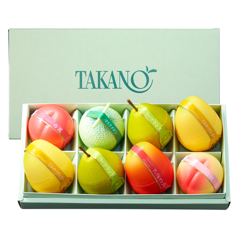 新宿高野 果実ピュアゼリー8入W 