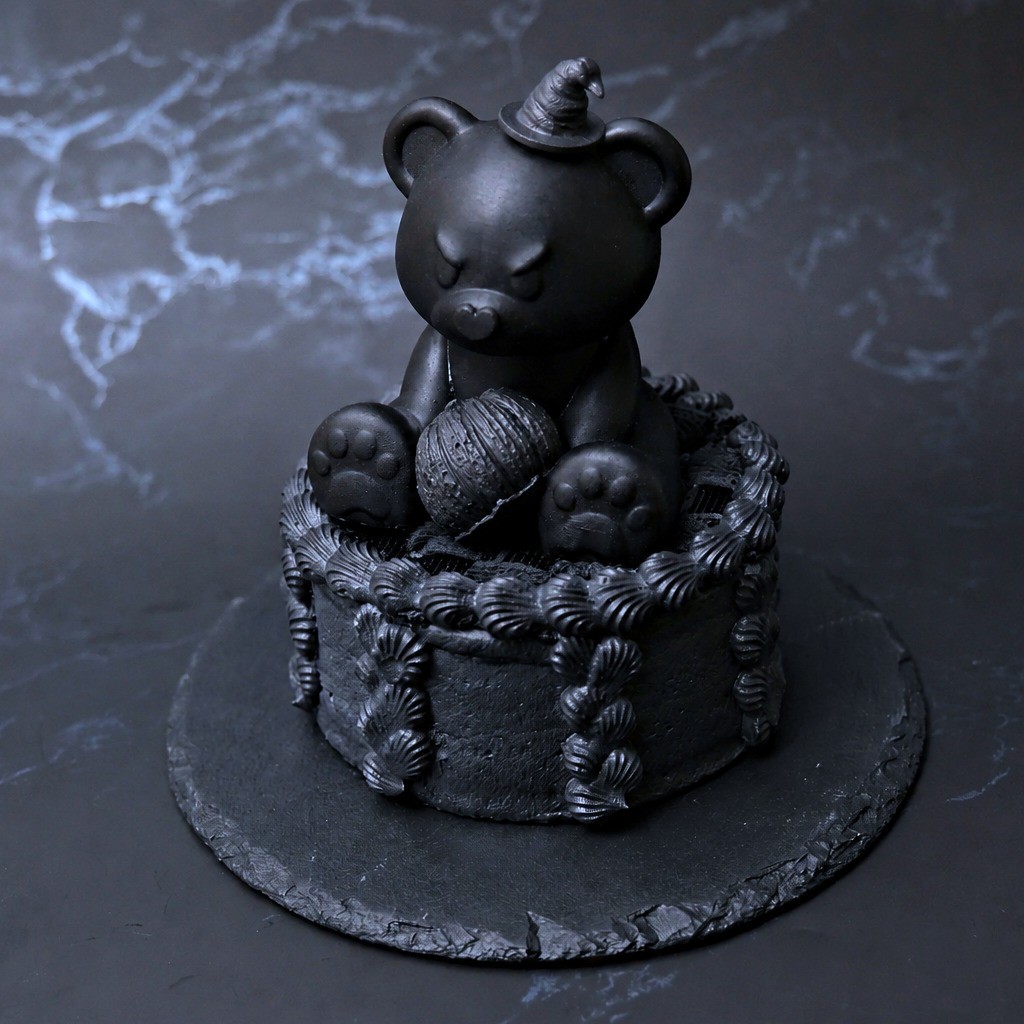 【期間限定】漆黒のさつまいもショートケーキ＆パンプキンテディベアケーキ タワーセット：ハロウィン2026
